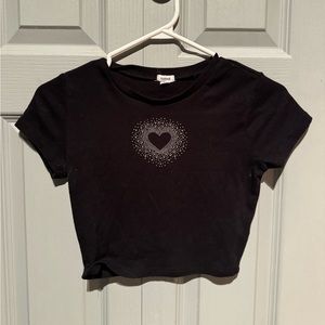 Heart crop top